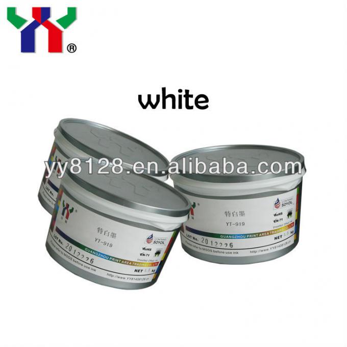 YT-919 Soya Offset Printing white Ink for man-roland-700
