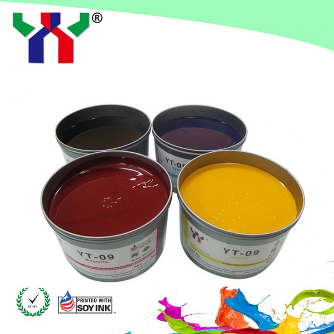 manufacuter YT-09 high gloss eco-friendly soya offset printing ink