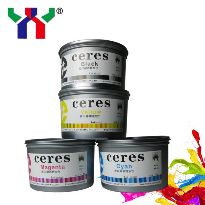high quality  offset printing ink with resistance alcohol