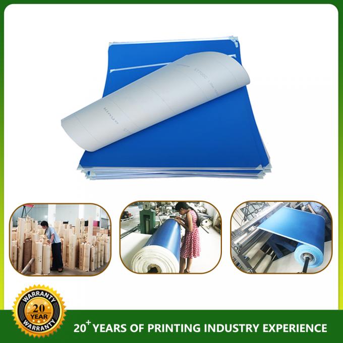Offset printing rubber blanket with customized size