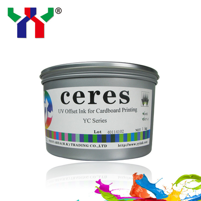 China Ceres UV offset printing ink YC series CMYK supplier