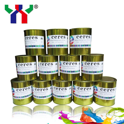 China YY Coating Screen Printing Silver Scratch Ink supplier