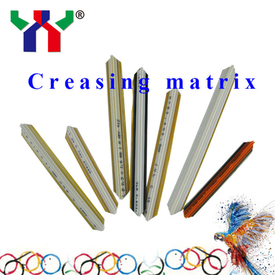 China PVC Resin Fibre Metal creasing matrix for pringting supplier