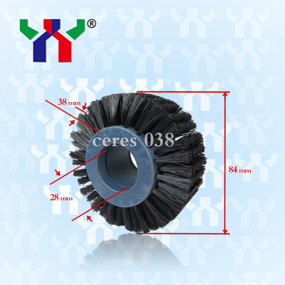 China hard bristle Brush wheel For Pressing Paper ceres 038 supplier