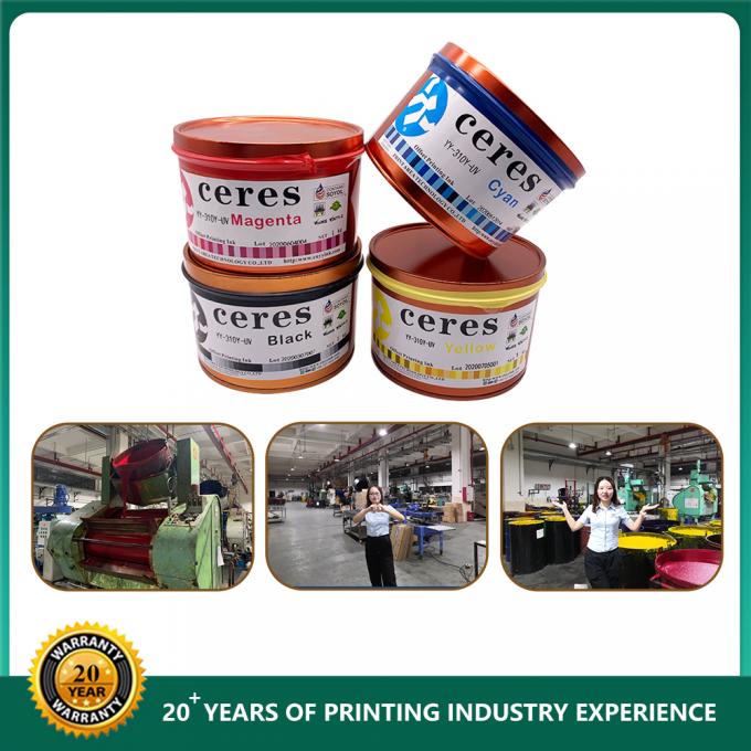 MSDS Ceres YY310 Plastic Uv Offset Printing Ink