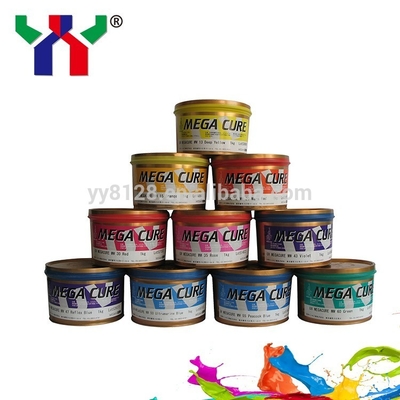 Strong Gloss PE PET UV Offset Ink 1kg Can Pvc Printing Ink Cmyk Colors