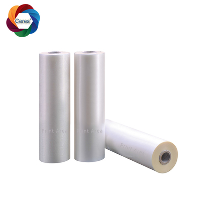 25 Mic Bopp Thermal Lamination Film Adhesive Tape 30kg Roll Transparent