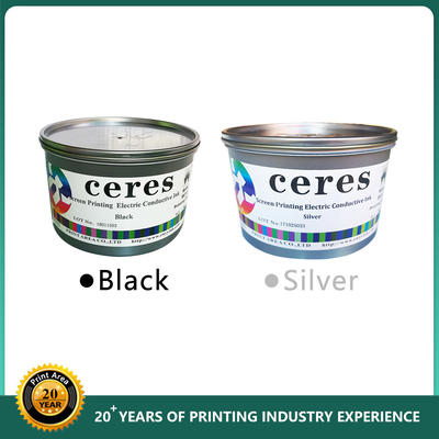 Ceres Screen Printing Conductive Ink Carbon Black Security YT 581 Silver