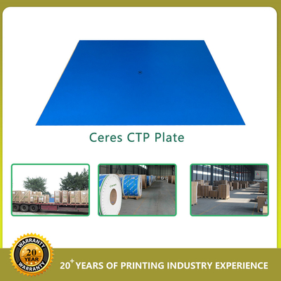 Ceres Aluminum Offset Printing Plates Ctcp Digital Uv Ctp Plate High Run Length