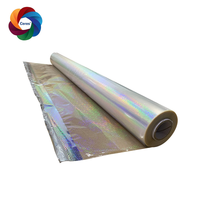 Holographic Heat Laminating Film Laser 21 Mic Thickness High Gloss Film