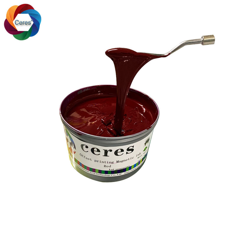 Offset Printing Ink Red Color 1Kg / Can Normal Dry