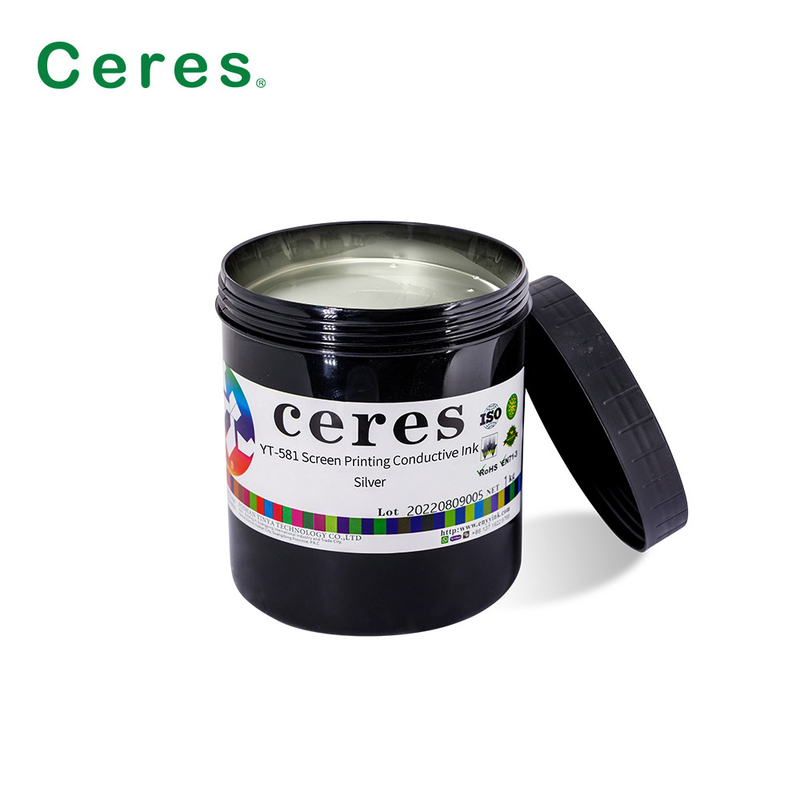 75ohm Carbon Security Printing Ink Silver Color For Circuit Board