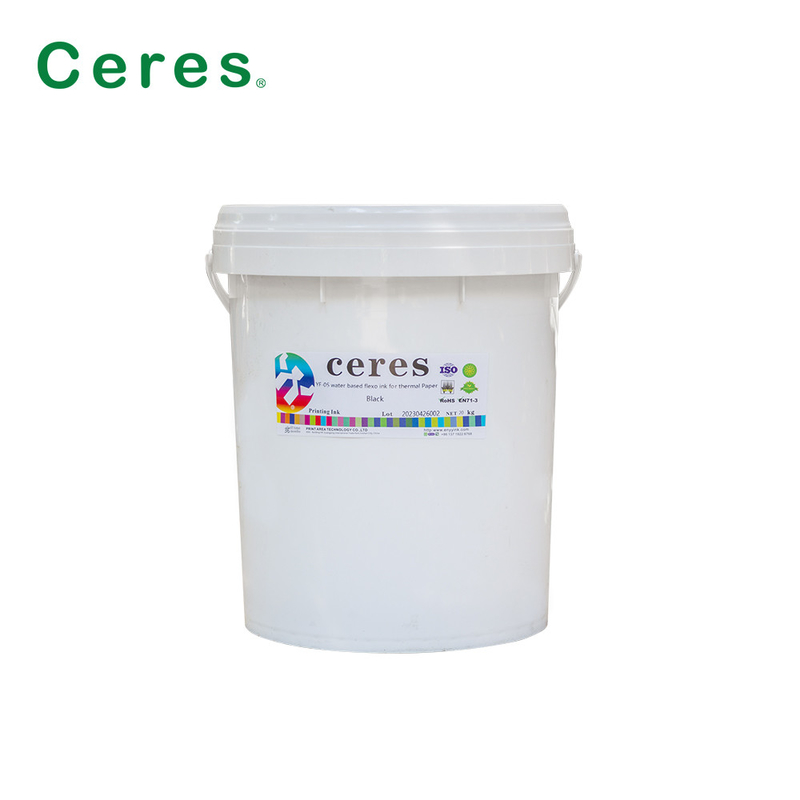 High Color Density Water Based Fleox Ink 20 Kg / Barrel For Thermal Paper