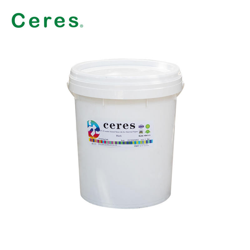 High Color Density Water Based Fleox Ink 20 Kg / Barrel For Thermal Paper