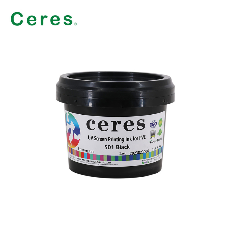 Water Resistance UV Screen Printing Ink For PE Bottle Fineness 2-3um CMYK Panton Color