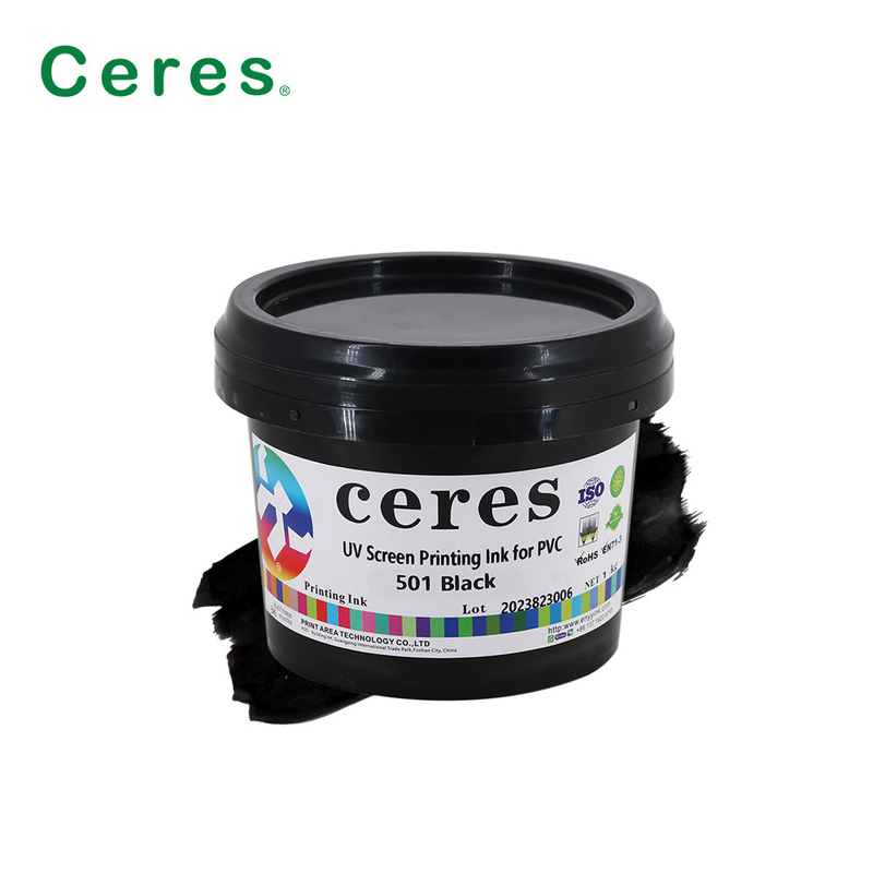 Water Resistance UV Screen Printing Ink For PE Bottle Fineness 2-3um CMYK Panton Color
