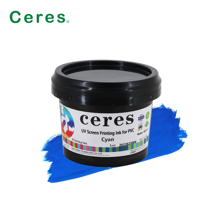 CMYK UV Screen Printing Ink For Plastic Glass PP PE PET LDPE HDPE