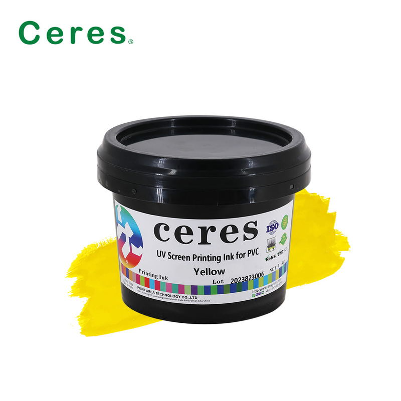 CMYK UV Screen Printing Ink For Plastic Glass PP PE PET LDPE HDPE