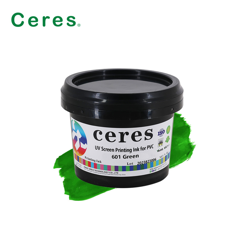 High Resistance UV Screen Printing Ink Fast Drying Panton Color