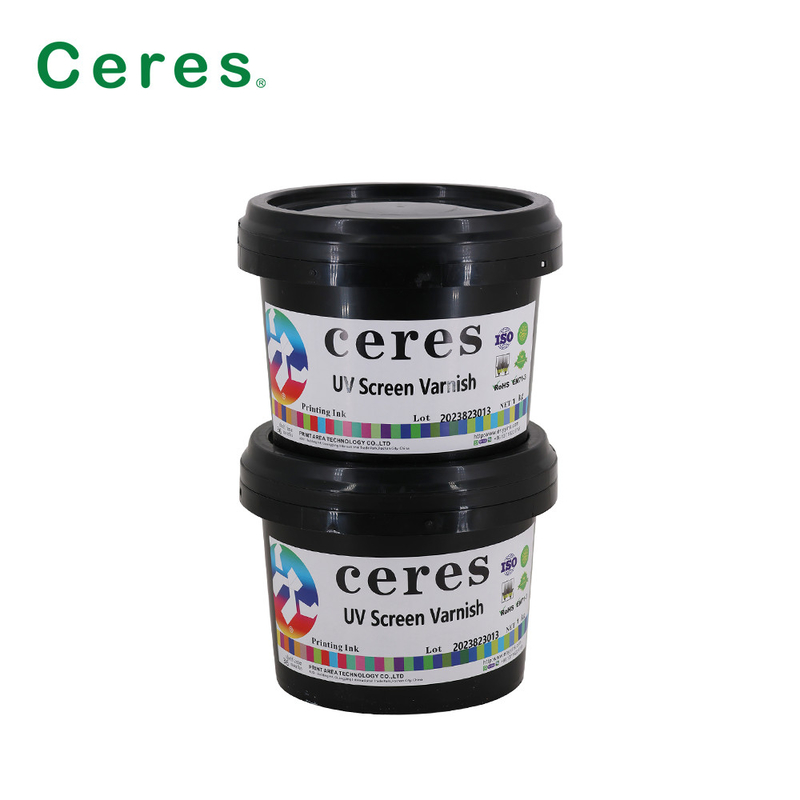 Low Odor Uv Screen Varnish Not Easy To Crack For Paper High Viscosity