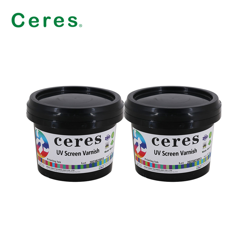 Low Odor Uv Screen Varnish Not Easy To Crack For Paper High Viscosity