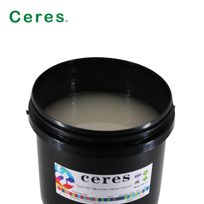 Low Odor Uv Screen Varnish Not Easy To Crack For Paper High Viscosity