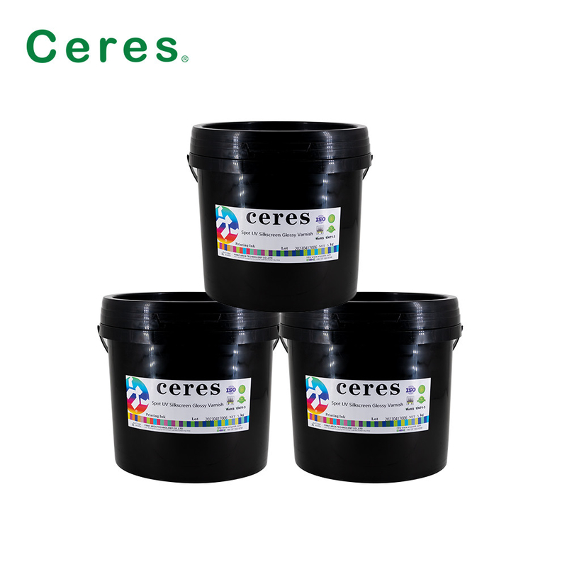 Low Odor Uv Screen Varnish Not Easy To Crack For Paper High Viscosity