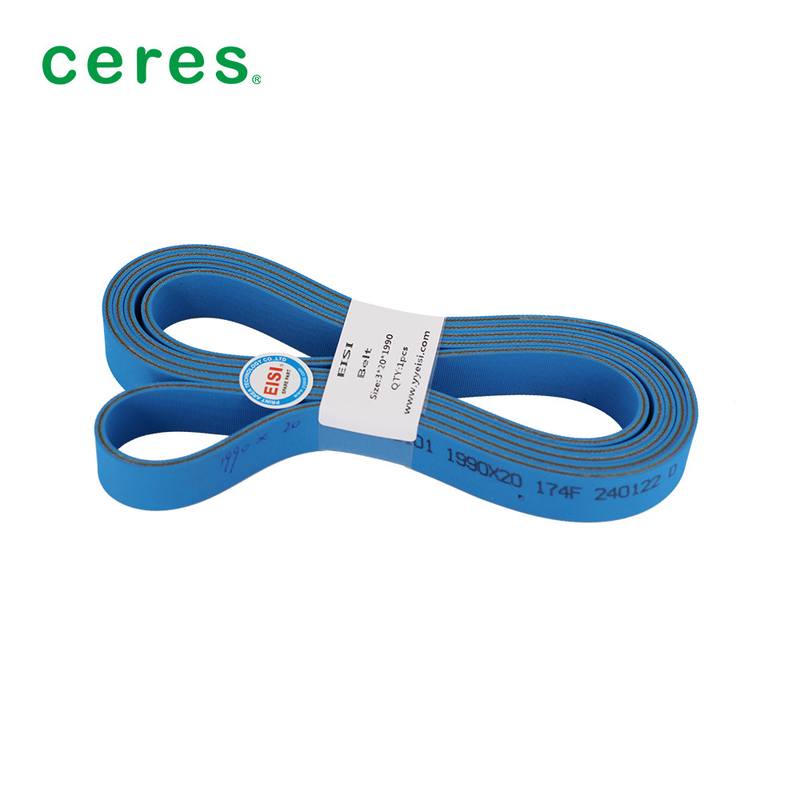 Blue Nylon Sandwich Rubber Flat Belt/NBR For BOBST/HOSON/GAOTIAN Folder Gluer