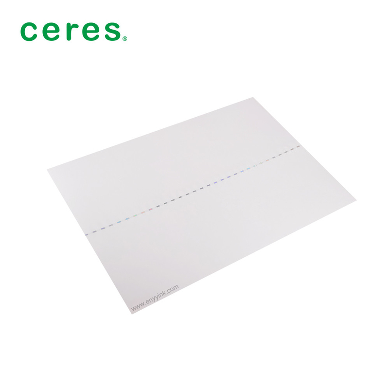120 Gram A4 Security Paper With Open Window Colorful Thread
