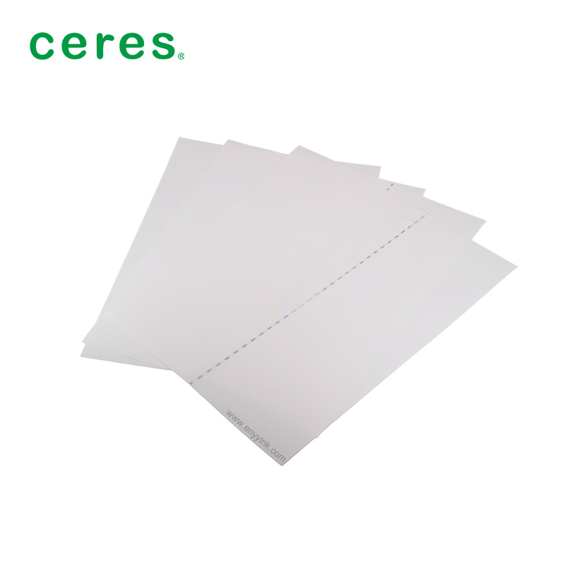 120 Gram A4 Security Paper With Open Window Colorful Thread