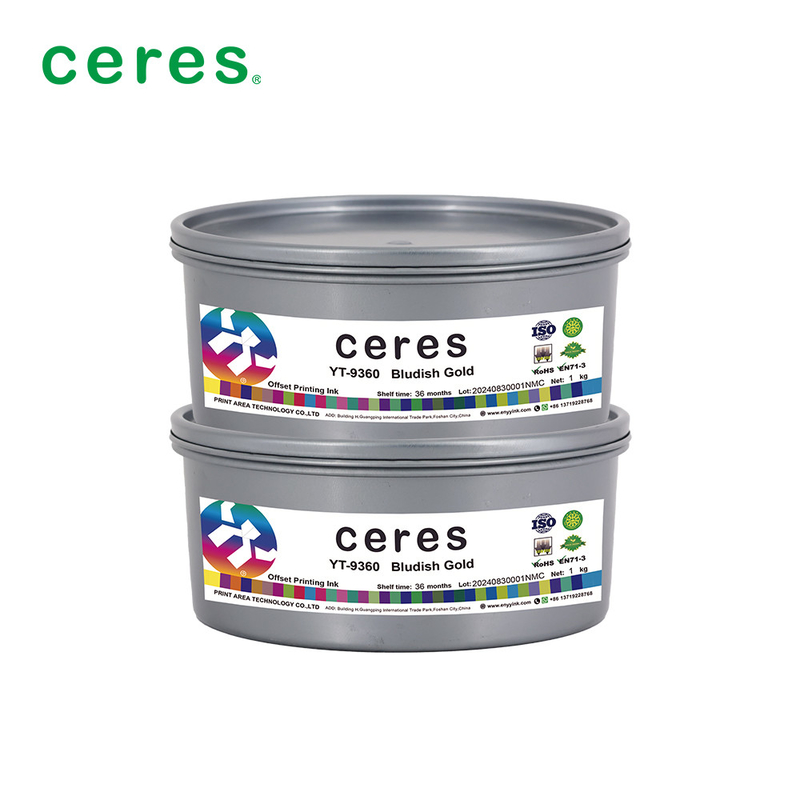 Offset Printing Ink Gold Color For All Kinds Of Paper With High Concentration