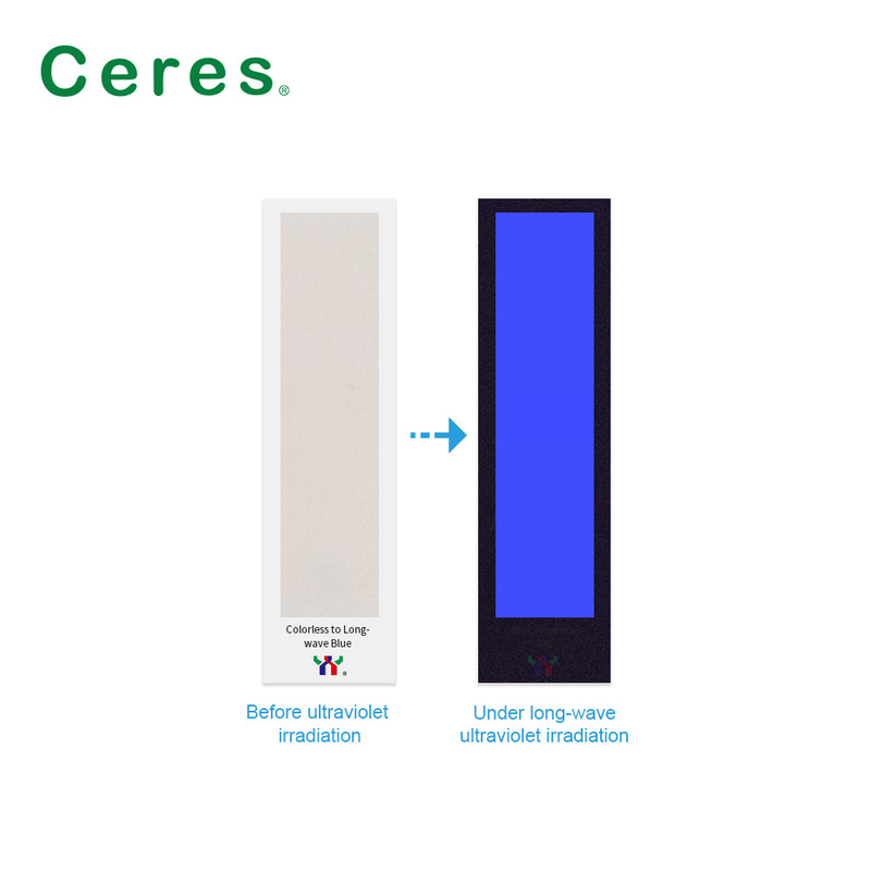UV INVISIBLE INK FOR ALL SECURITY CERTIFICATES COLORLESS TO BLUE COLOR BY OFFSET PRESS