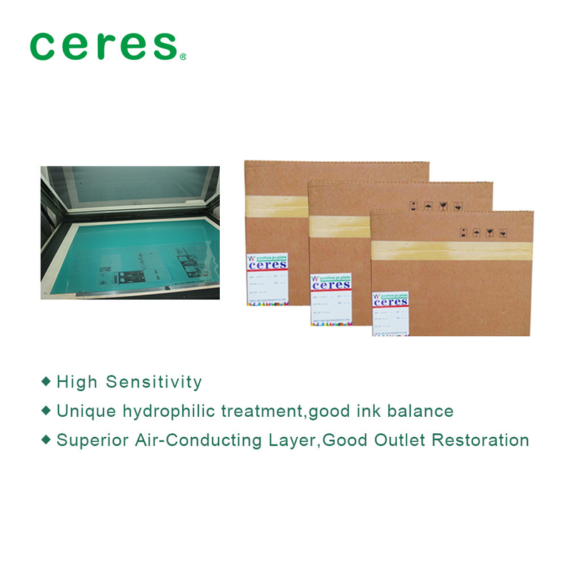 Ceres 300,000 Impressions Offset Ps Plate With 50 Pcs And 100 Pcs Per Package