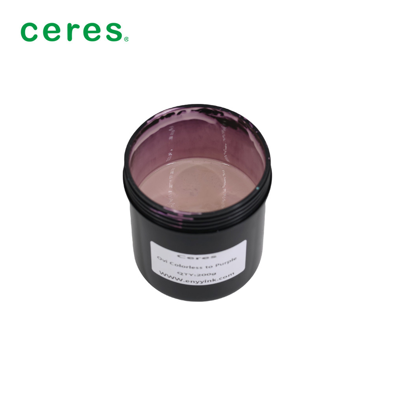 Screen Printing Magnetic Optical Varible Ink Colorless To Purple