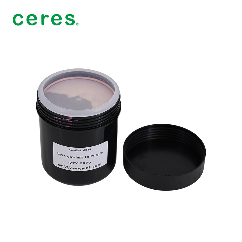 Screen Printing Magnetic Optical Varible Ink Colorless To Purple