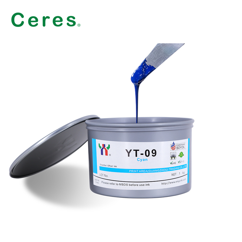 ECO-Friendly High Concentration High Temperature Resistance Offset Printing Ink for Sheet-Fed Applications
