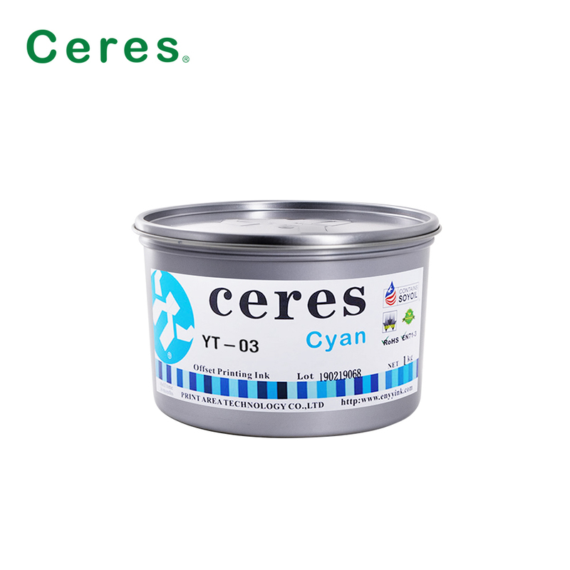 Quick Dry EN71-3 Conforming ISO9001 Certified Offset Ink for High-Speed Sheet-fed Printing