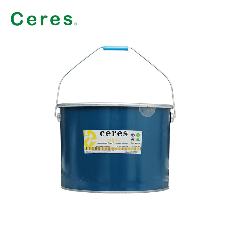Solvent Based CMYK Web Coldset Offset Printing Ink for Newspaper in 15kg Iron Barrel