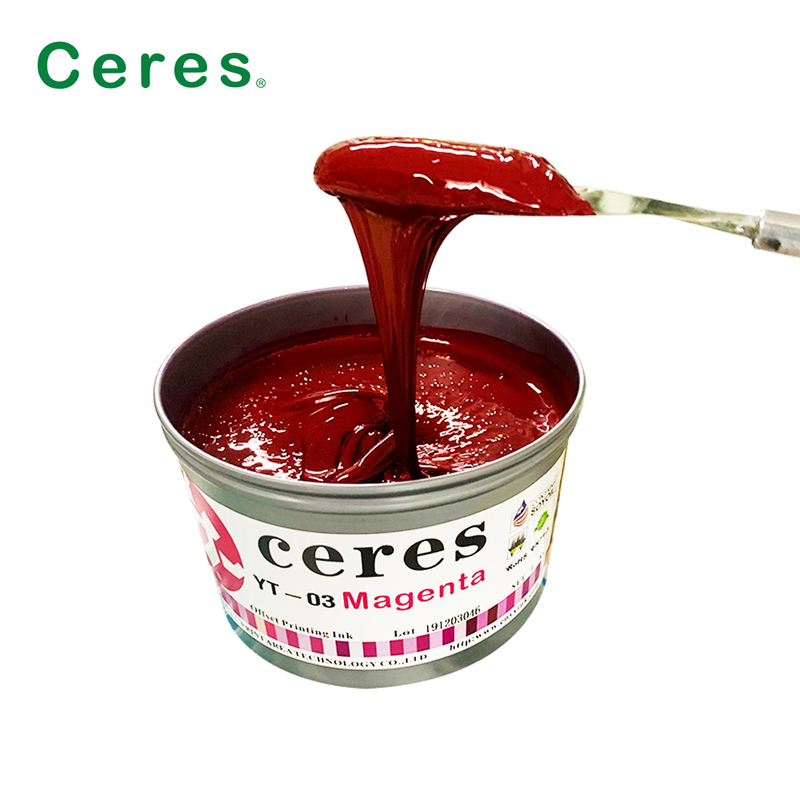 ISO9001 and MSDS Certified UV Offset Printing Ink with 36 Months Shelf Time for Sheet-fed Press