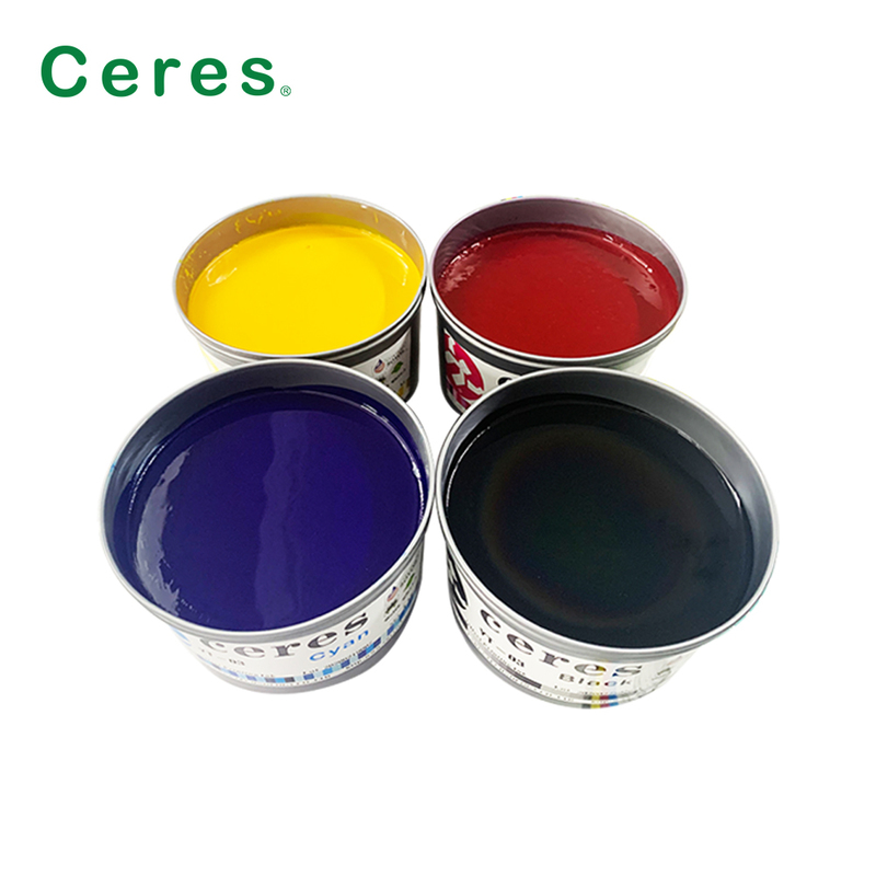 ISO9001 and MSDS Certified UV Offset Printing Ink with 36 Months Shelf Time for Sheet-fed Press