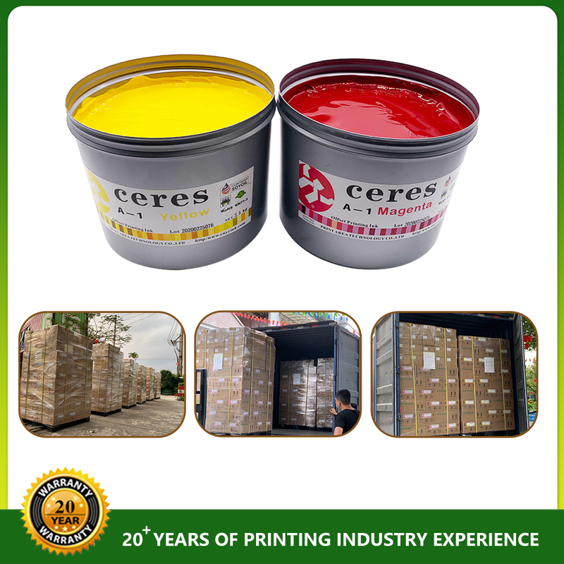 Environmental No Harm Soya Resin UV Offset Ink for Sheet-fed Offset Press
