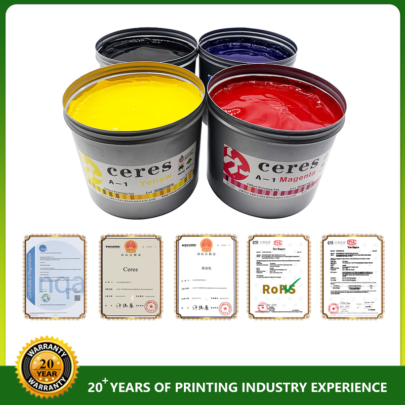 Environmental No Harm Soya Resin UV Offset Ink for Sheet-fed Offset Press