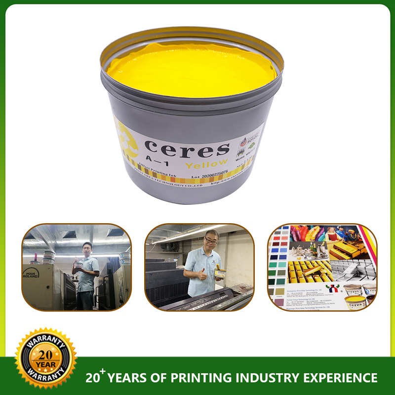 Environmental No Harm Soya Resin UV Offset Ink for Sheet-fed Offset Press