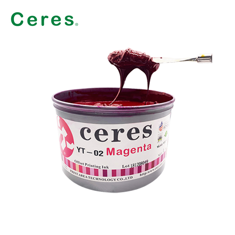 Ceres High Gloss YY02/YY03/YY09 Model Oil Base Offset Printing Ink with 2 Years Validity