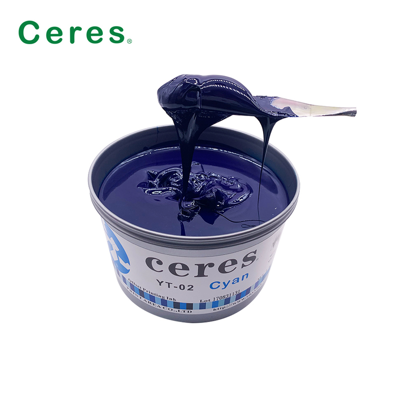 Ceres High Gloss YY02/YY03/YY09 Model Oil Base Offset Printing Ink with 2 Years Validity