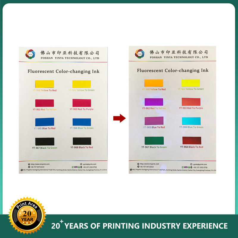 Nature Dry UV Offset Ink Pantone 803 Yellow Fluorescent Printing Ink for Offset Printing in 1KG/CAN