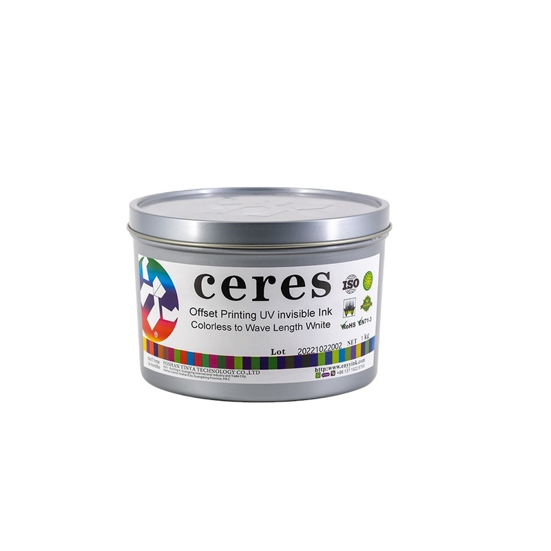 Colorless to White UV Flexo Printing UV Invisible Ink for Special Effects Printing