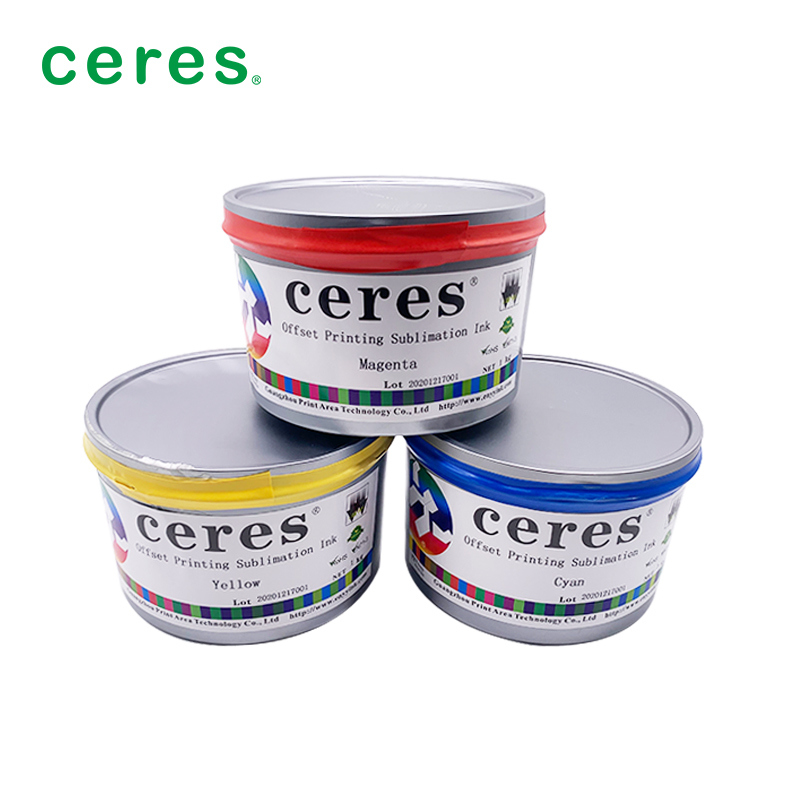 Magenta Sublimation Ink for Offset Printing with Small Color Difference Good Reproducibility and 4 Color Machine Suitability