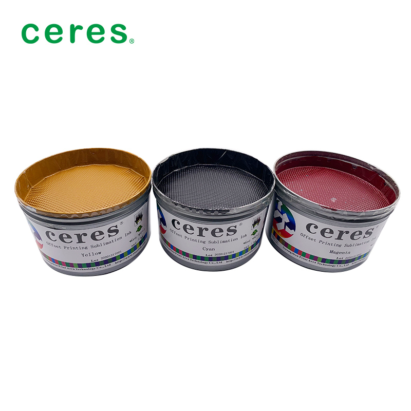 Magenta Sublimation Ink for Offset Printing with Small Color Difference Good Reproducibility and 4 Color Machine Suitability