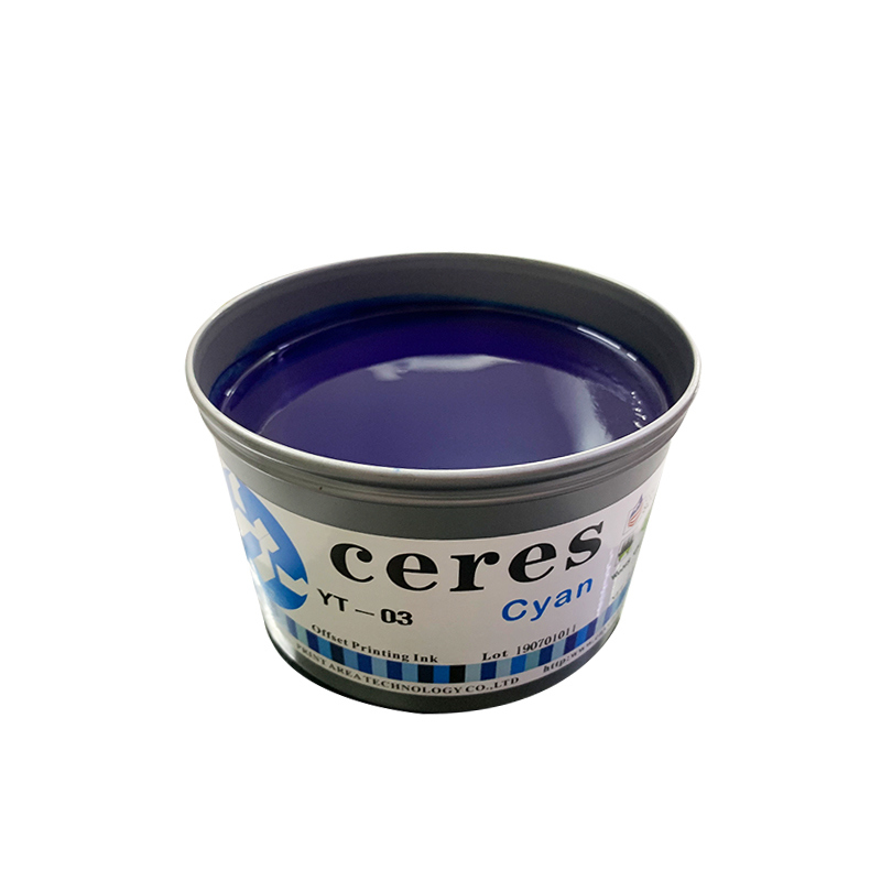 Ceres YT-03 AA+ Grade Environmental Anti-skin Offset Printing Ink for Sheet-fed Offset Press